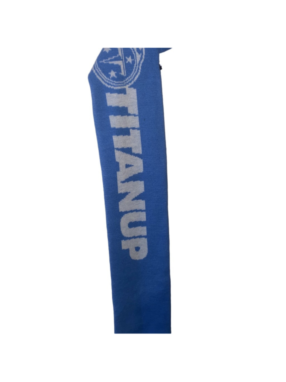 Men's NFL Tennessee Titans ‘TitanUp’ Knit Blue Scarf - Picture 3 of 4